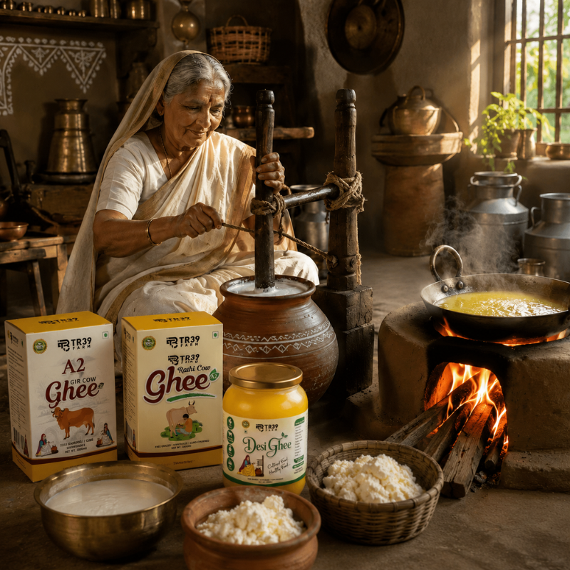 tr39 farm bilona cow ghee